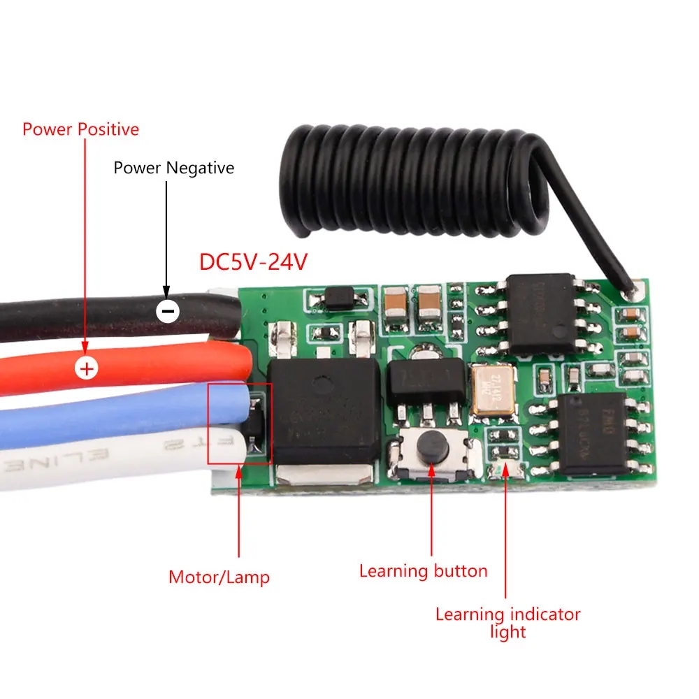 Joystick Module - DC 3.7V-24V 433MHz Mini Wireless RF