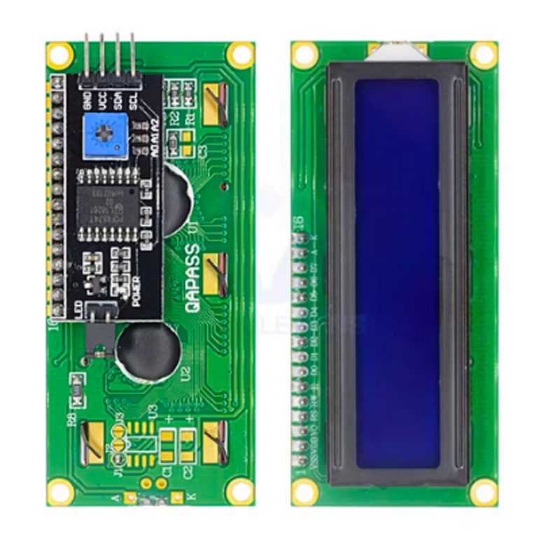 LCD1602A Blue/Green Screen IIC - Lcd 1602 ulasan dan harga
