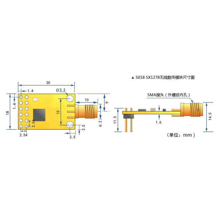 SX1278 Wireless Module 433MHz  - Lora Sx1278 ulasan dan harga