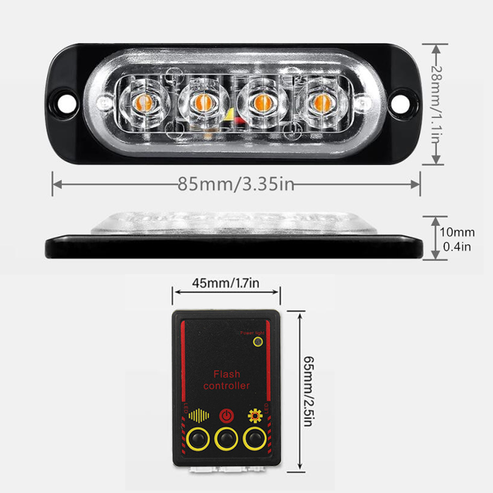 LED Emergency Light 12V 24V Am - Buzzer Module ulasan dan harga