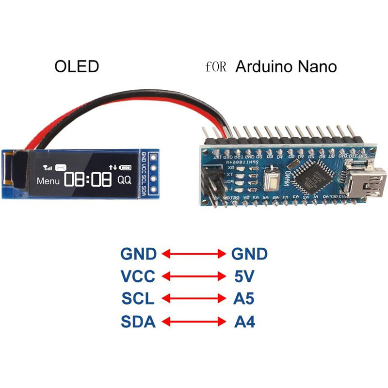 I2C OLED Display Module 0.91 I - Ssd1306 ulasan dan harga
