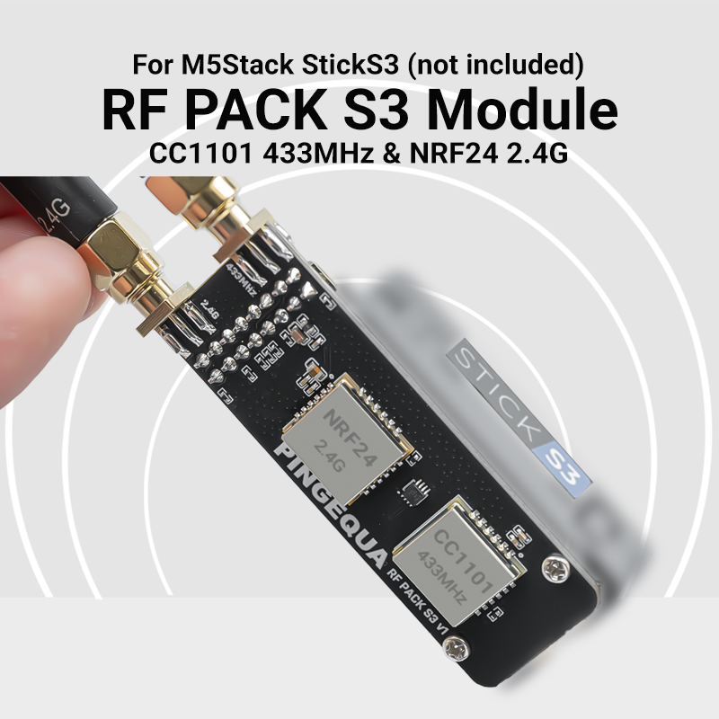 M5Stack StickS3 Dual-Band Modu - Nrf24L01 ulasan dan harga