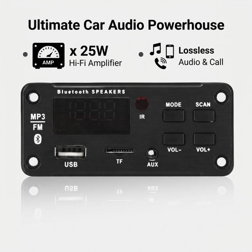 50W Amplifier Bluetooth MP3 WM - Joystick Module ulasan dan harga
