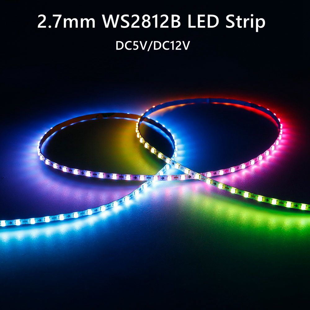 2.7mm WS2812B LED Strip Ultra  - Ws2812B Strip 5V ulasan dan harga
