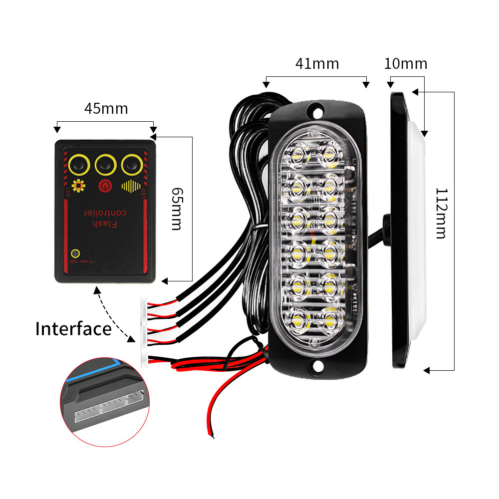   4 in 1 LED Warning Strobe L - Buzzer Module ulasan dan harga