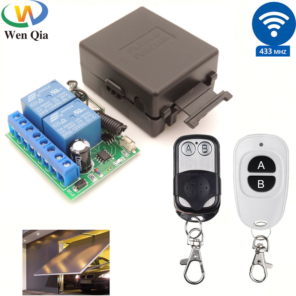 433MHz 12V Wireless Garage Doo - Relay Module 1 Channel ulasan dan harga
