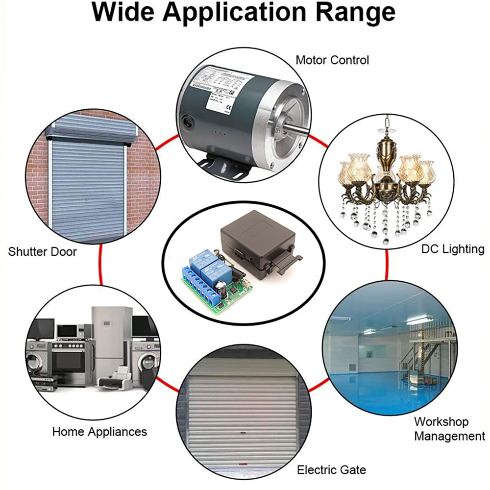 433MHz 12V Wireless Garage Doo - Relay Module 1 Channel ulasan dan harga